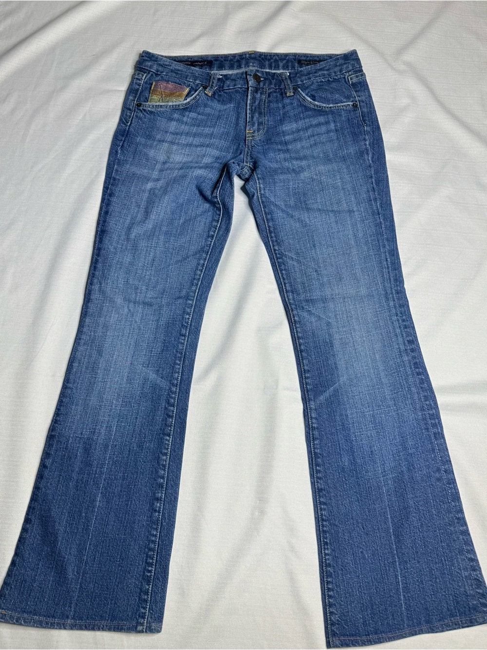 Citizens of Humanity Womens Size 27 Bootcut Linda Denim Jeans Low Rise - Picture 3 of 13